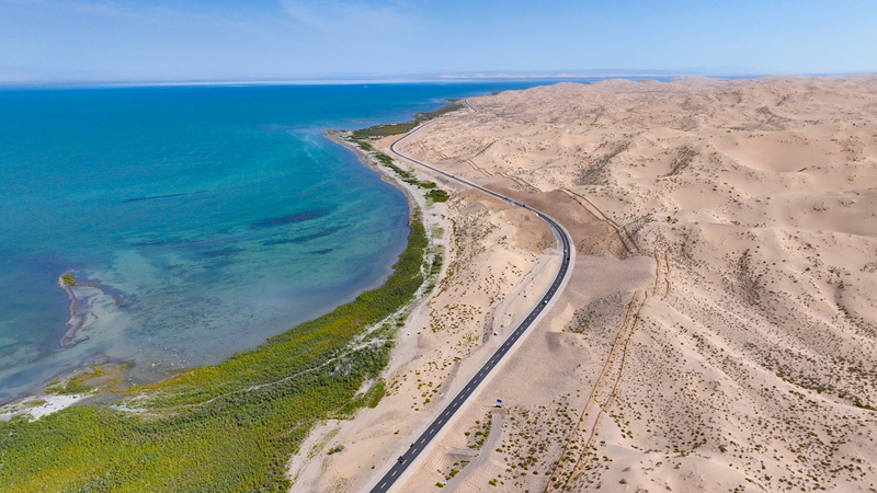 Neue Autobahn in Xinjiang